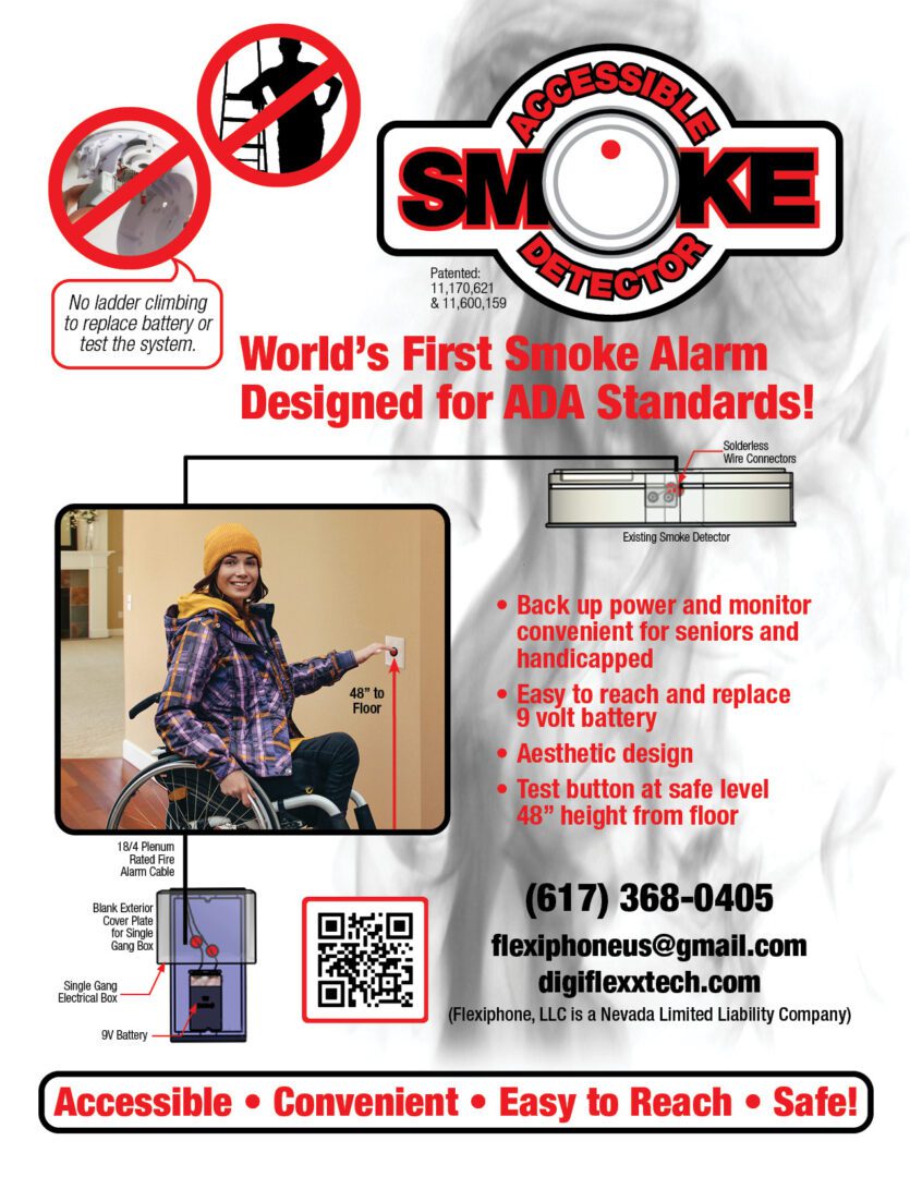 A flyer for the smoke alarm system.