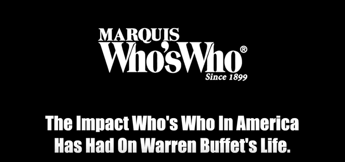 A black and white logo for marquis who 's who.